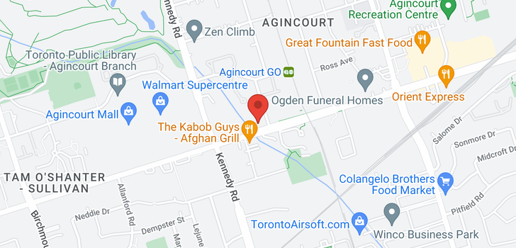map of 4046 SHEPPARD AVE E
